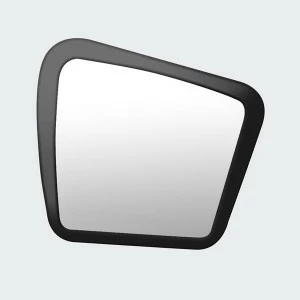 Зеркало настенное среднее крашеное Белый Woodi WOODI ДИЗАЙНЕРСКИЕ 00-3966429 Черный