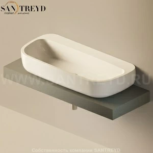 Flaminia FORTY6 Столешница от 120 до 250 см серая F6MN100.7037