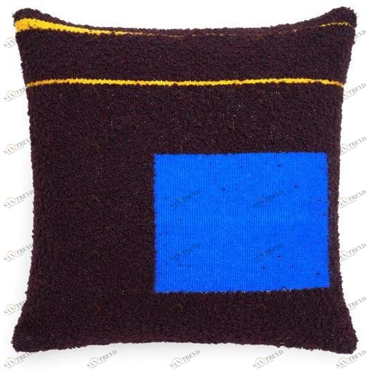 Ethnicraft Квадратная тканевая подушка для дивана Mystic ink 21071