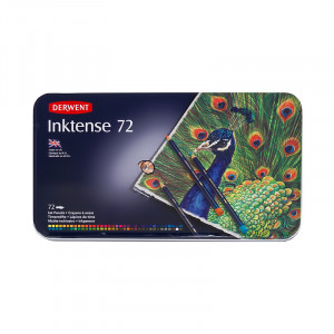 2301843 Набор акварельных карандашей Inktense 72 цв. Derwent
