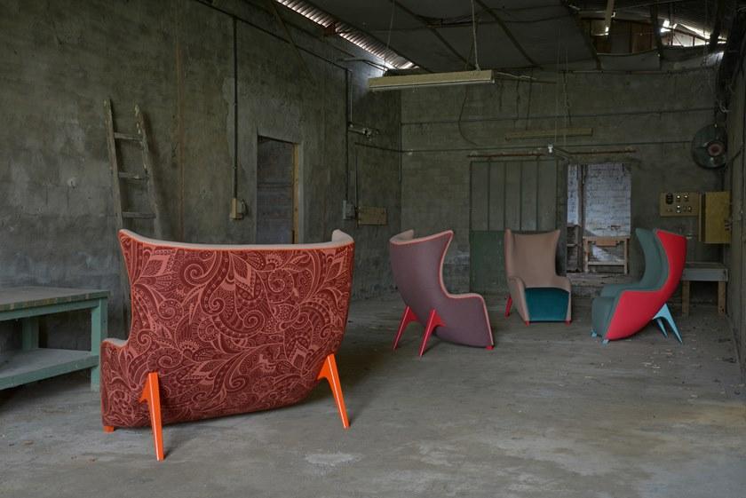 Adrenalina 2-местный тканевый диван Gea sun-id-1351197 - Вид №4