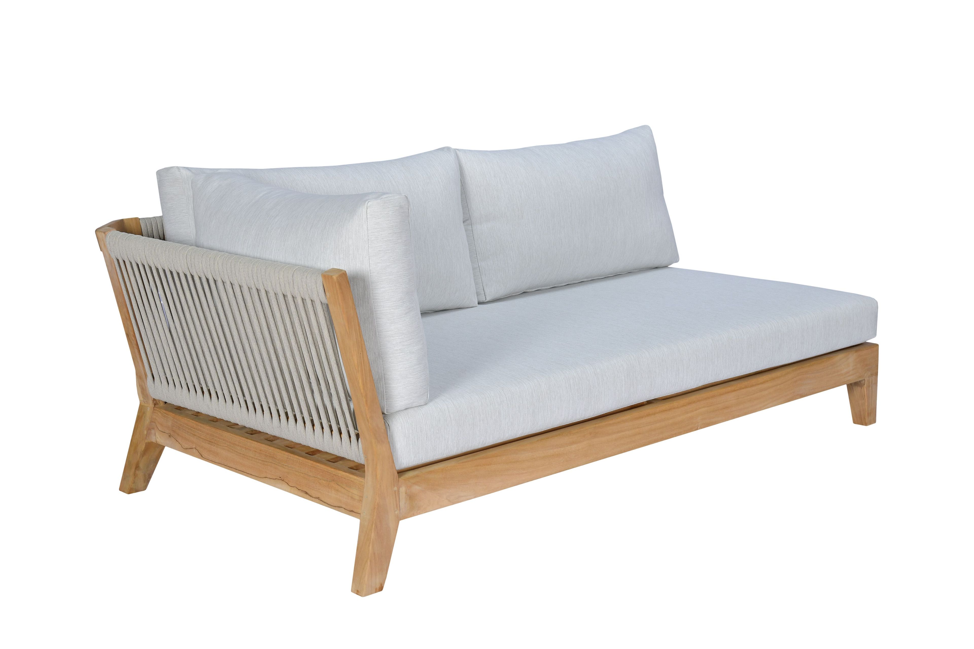 Правый / левый модуль для секционного дивана из тикового дерева cbdesign Венская модульная ARCH-00096006 - Вид №30