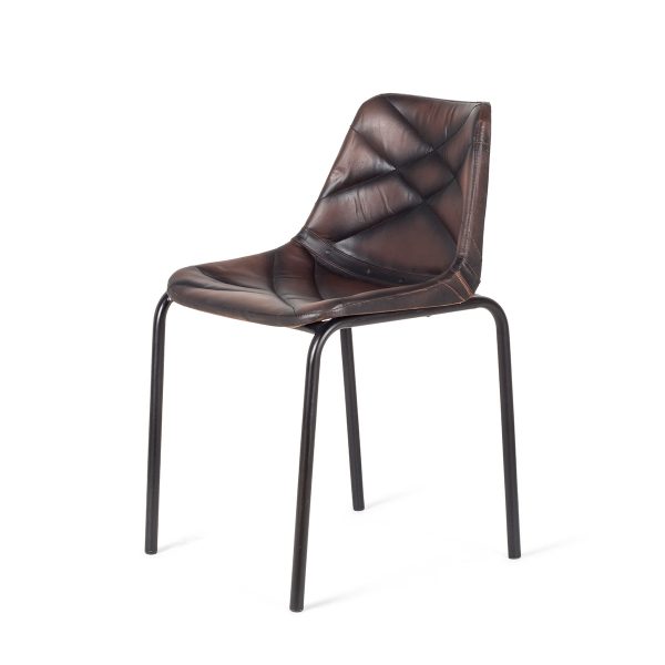 080280 Кожаный индустриальный стул Francisco Segarra Mews Santreyd - Вид №3