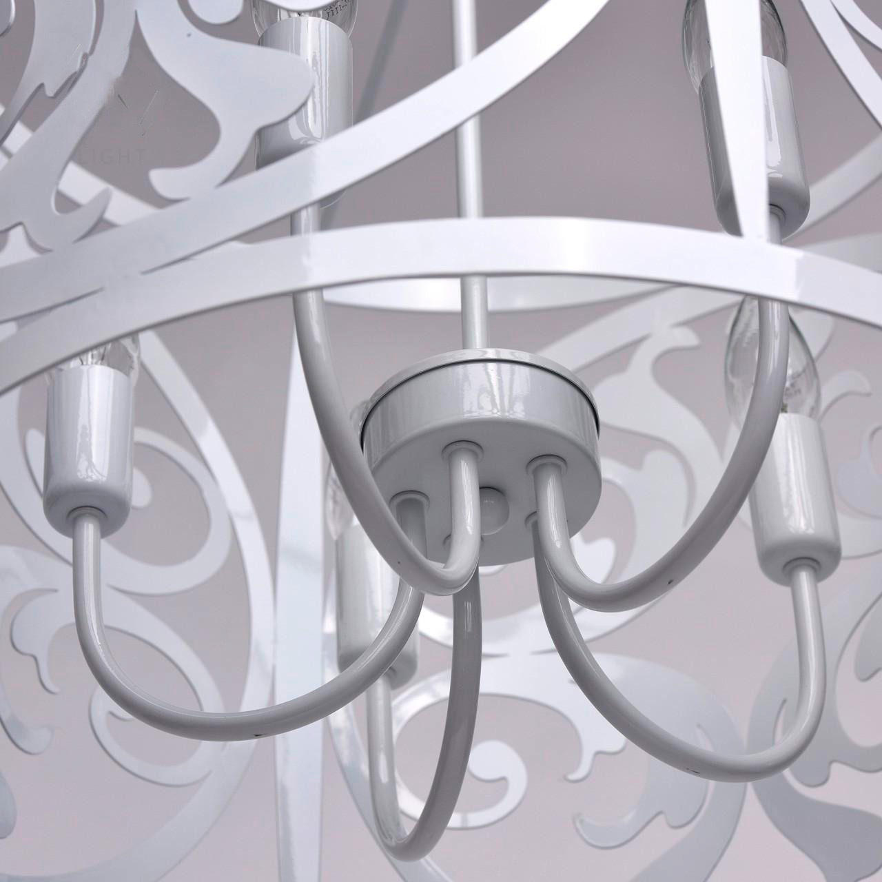 Подвесная люстра MW-Light Замок 11 249016905 MW-LIGHT ДИЗАЙНЕРСКИЕ, ЗАМОК 185583 Белый  - Вид №2