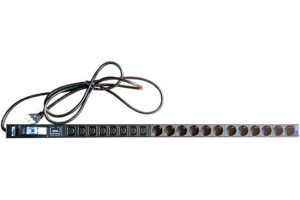 16466506 Вертикальный блок розеток, 12xSchuko + 8xC13, 250V, 16A, шнур 3 метра, вилка Schuko -PDV-12GS-8C3-GP TWT