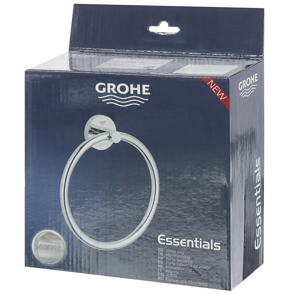 Держатель для полотенец Grohe Essential 40365001 кольцо цвет хром Essentials STLM-2148093 - Вид №8
