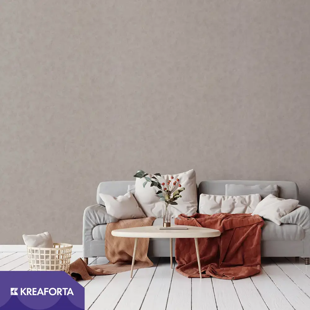 Обои флизелиновые KREAFORTA Art темно-бежевые 1.06 м 77020-240 STLM-2105371 - Вид №2