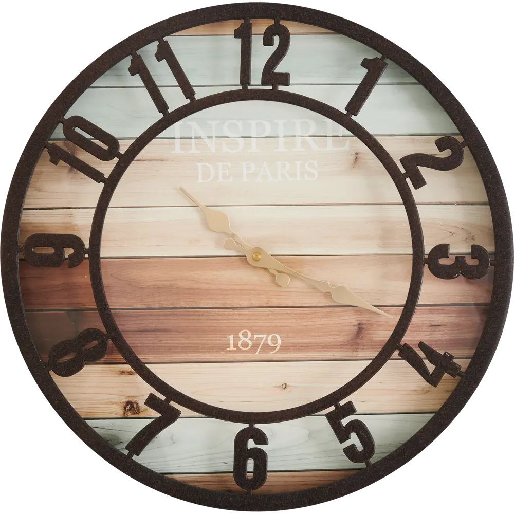 Часы настенные Dream River DMR 6121 круглые D40.6 см цвет черный STLM-2021313