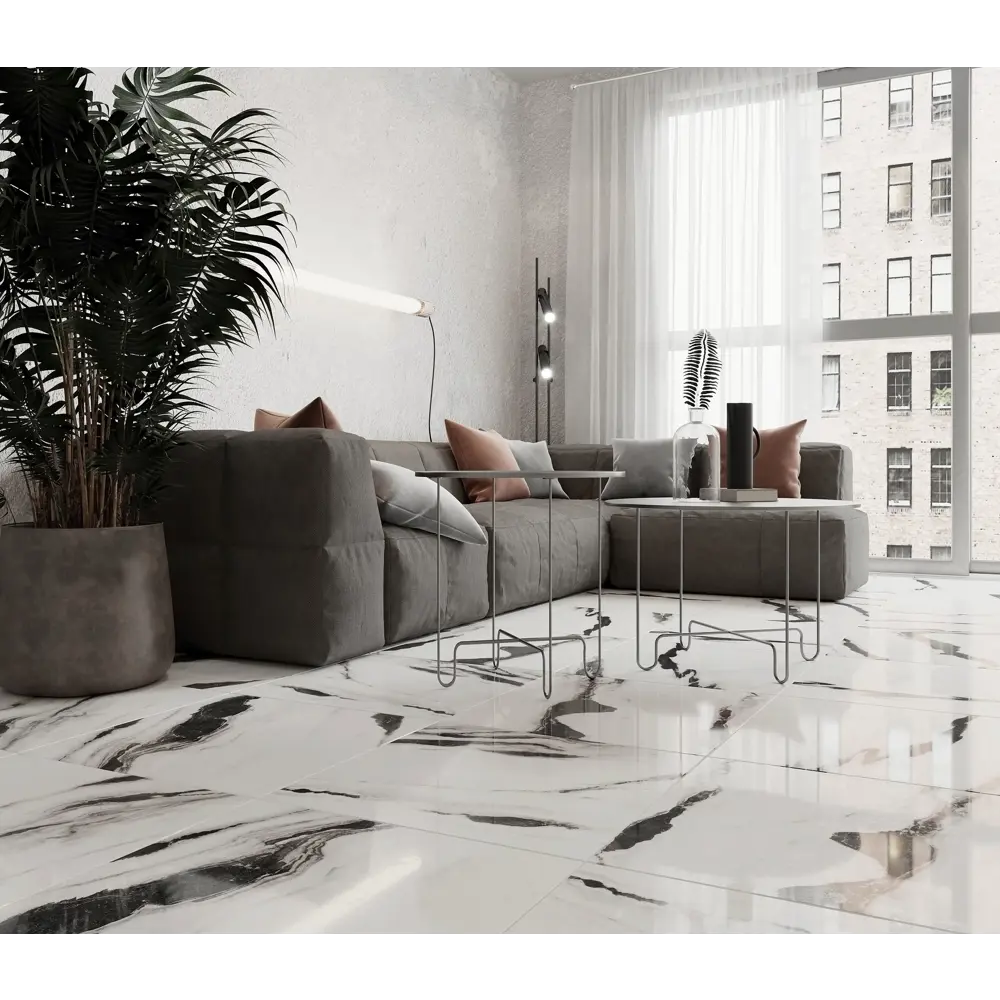 Керамогранит Super Panda 60x60 см 1.44 м² цвет белый 84405657 STLM-2086823 Santreyd - Вид №4