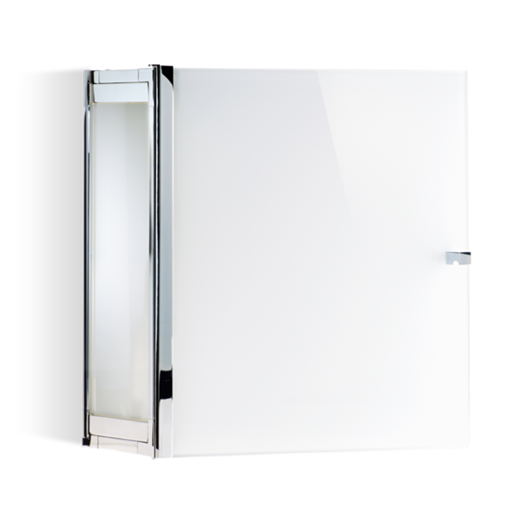 Стеклянный шкаф S 2 DECOR WALTHER Хром / Стекло прозрачное 602300  - Вид №2