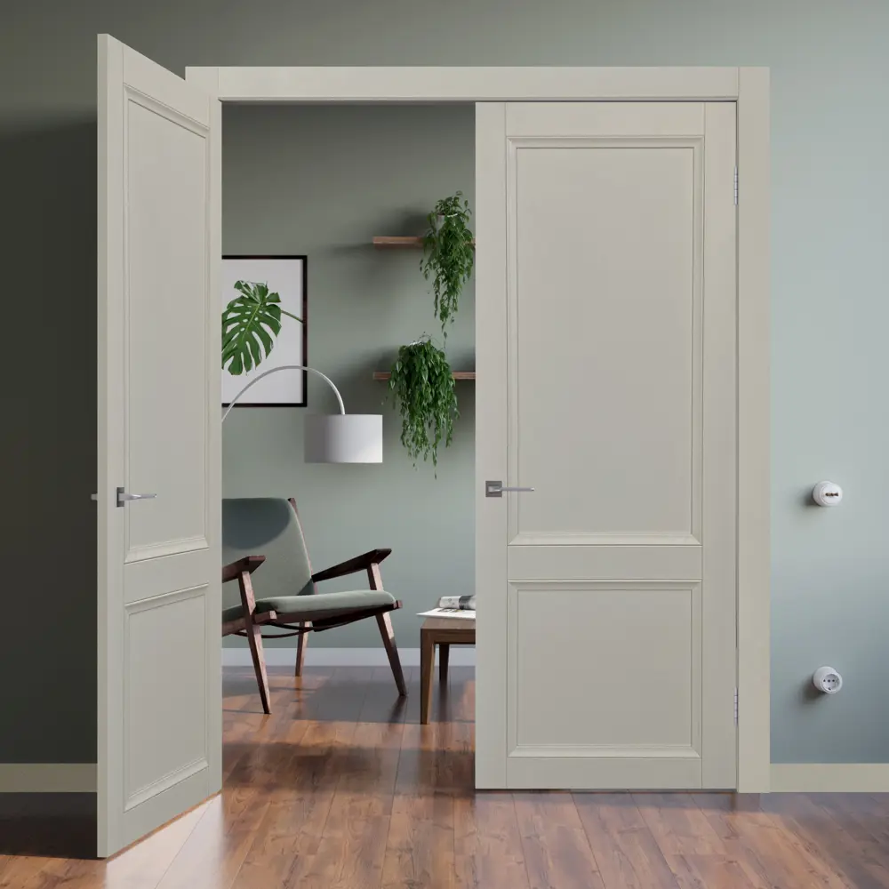 МАРИО РИОЛИ | Межкомнатная дверь Рондо 80×200 см серый жемчуг с покрытием Hardflex 83699064 STLM-0043574 - Вид №5