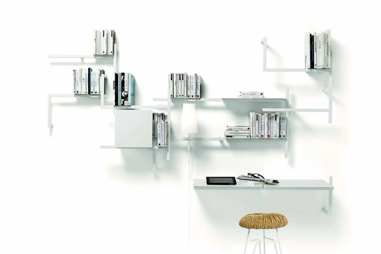 Железный секционный настенный книжный шкаф Mogg ANTOLOGIA ARCH-00068868 - Вид №11