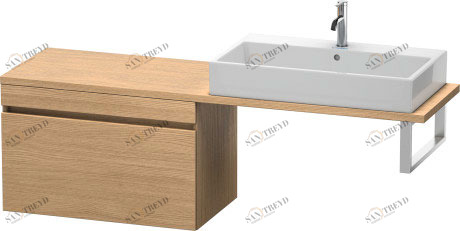 DS532405252 DuraStyle Шкафчик для компактной консоли Европейский дуб, декор Duravit