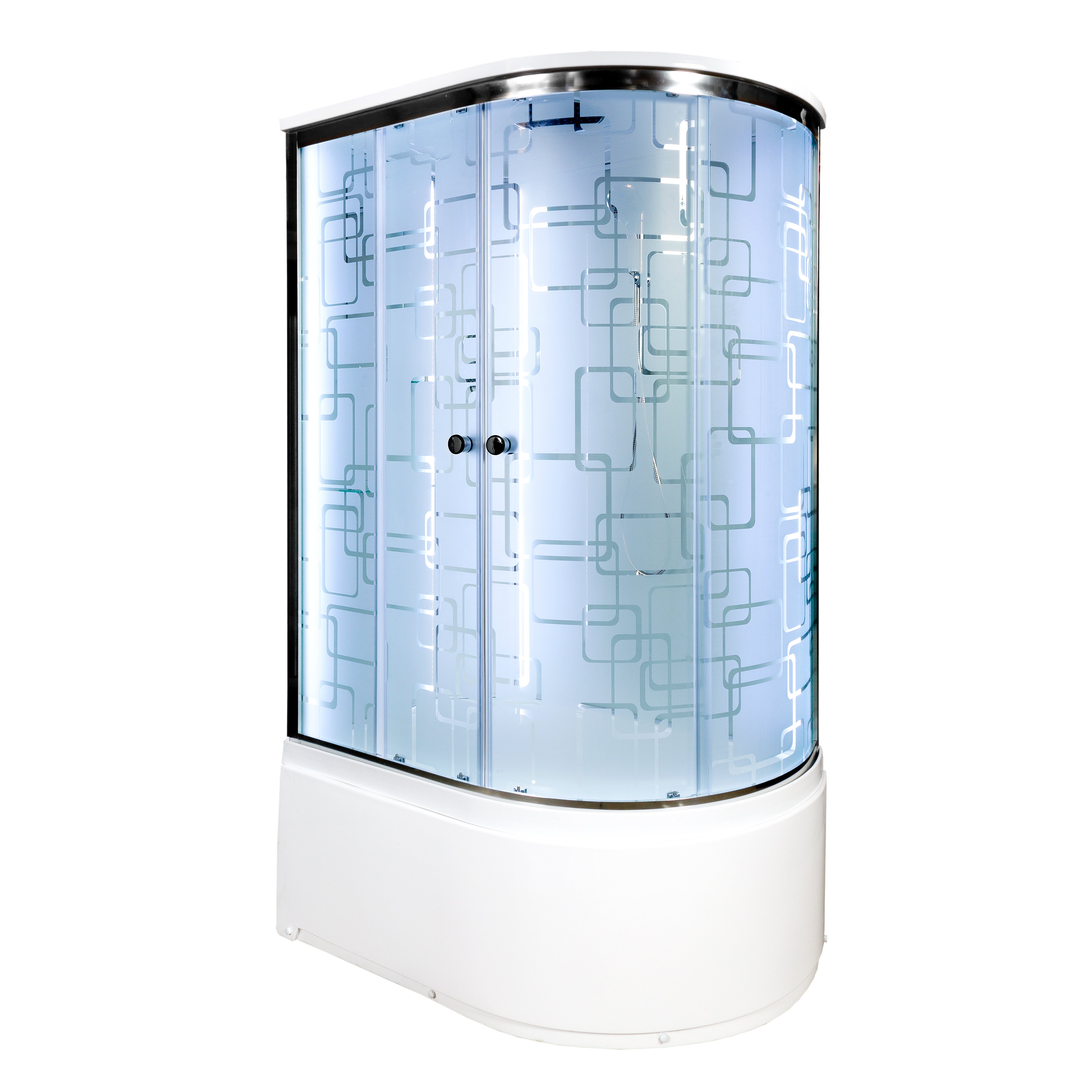 D272 R Душевая кабина DETO Серия D ЕМ4512 L LED с гм. - Вид №1