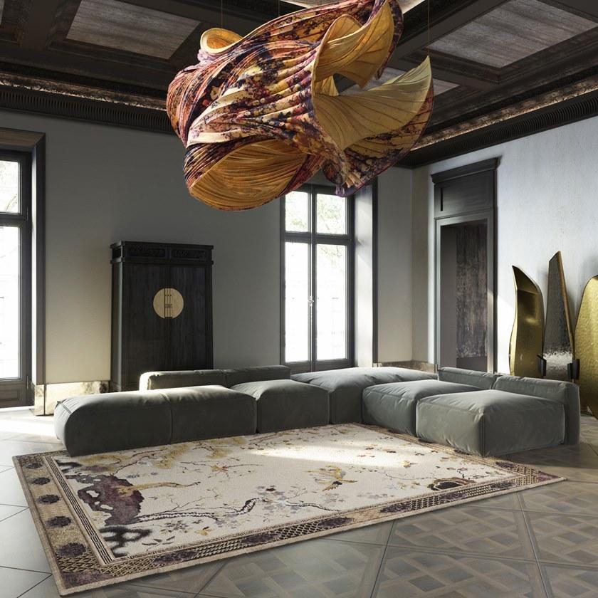 Tapis Rouge Прямоугольный коврик ручной работы Chinoiserie Tr1437 - Вид №1
