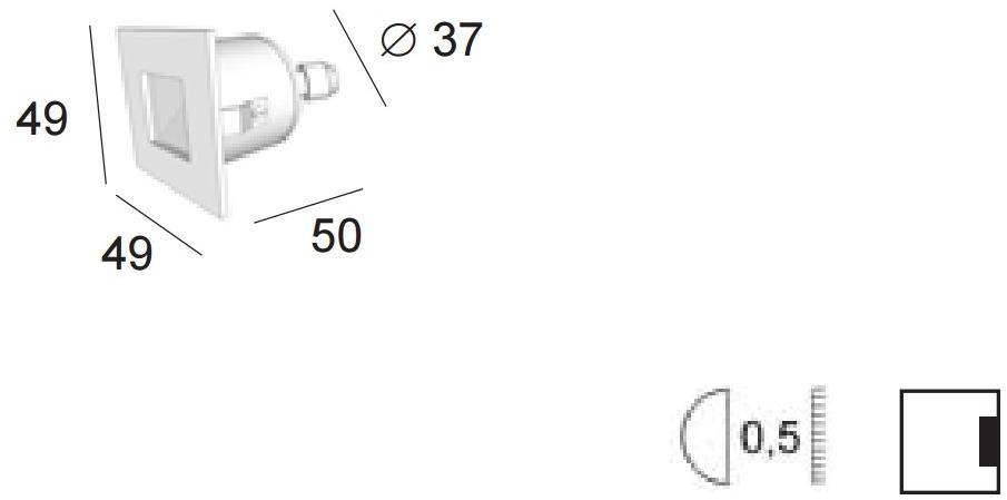 BEL-LIGHTING Настенный светодиодный стремянка  1187  - Вид №3