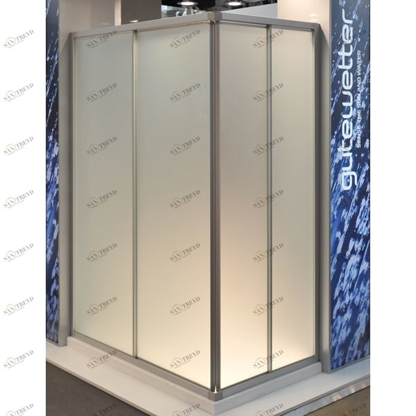 Душевая кабина 70-80/130-140 GK-422 полистирол GUTEWETTER PRACTIC RECTAN 7080130140GK422