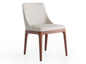 Кожаный мягкий стул