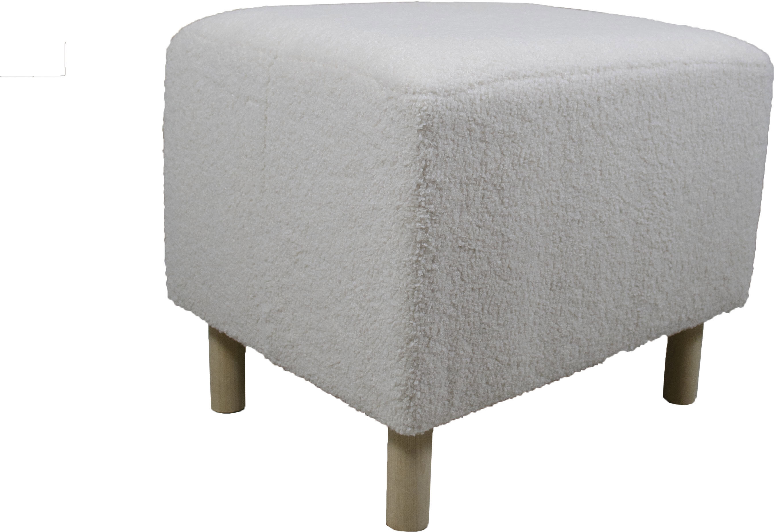 91055463 Пуф Барашек 50x42x38 см цвет кремовый STLM-0460302 OCTOBER HOME
