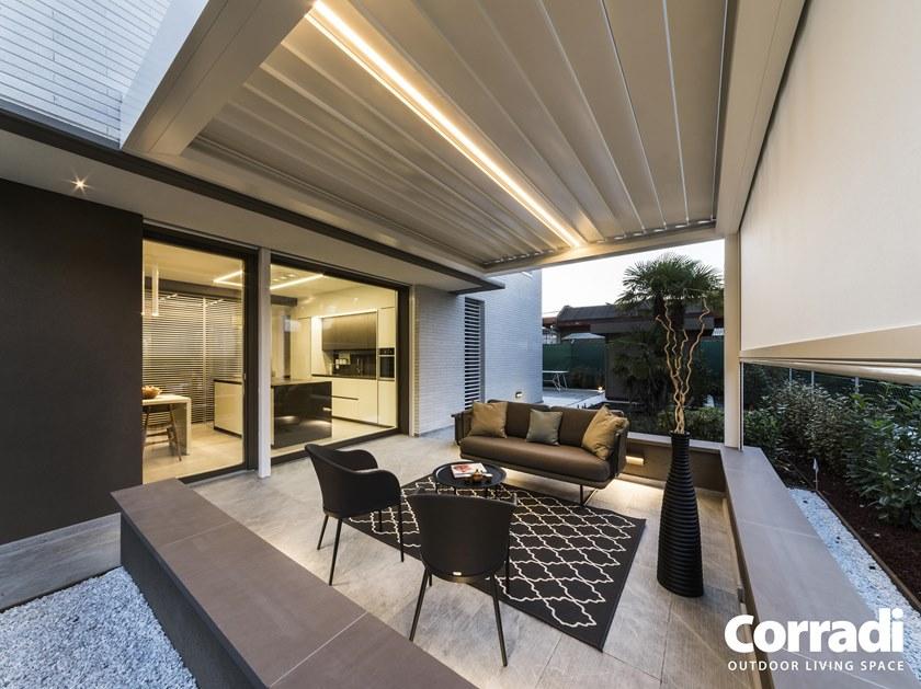 Corradi Алюминиевая пергола с регулируемыми жалюзи Bioclimatics sun-id-1405053 - Вид №6