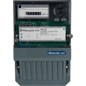 82406681 Счётчик электроэнергии Меркурий 230 АМ 02 10-100А, трёхфазный STLM-1486197