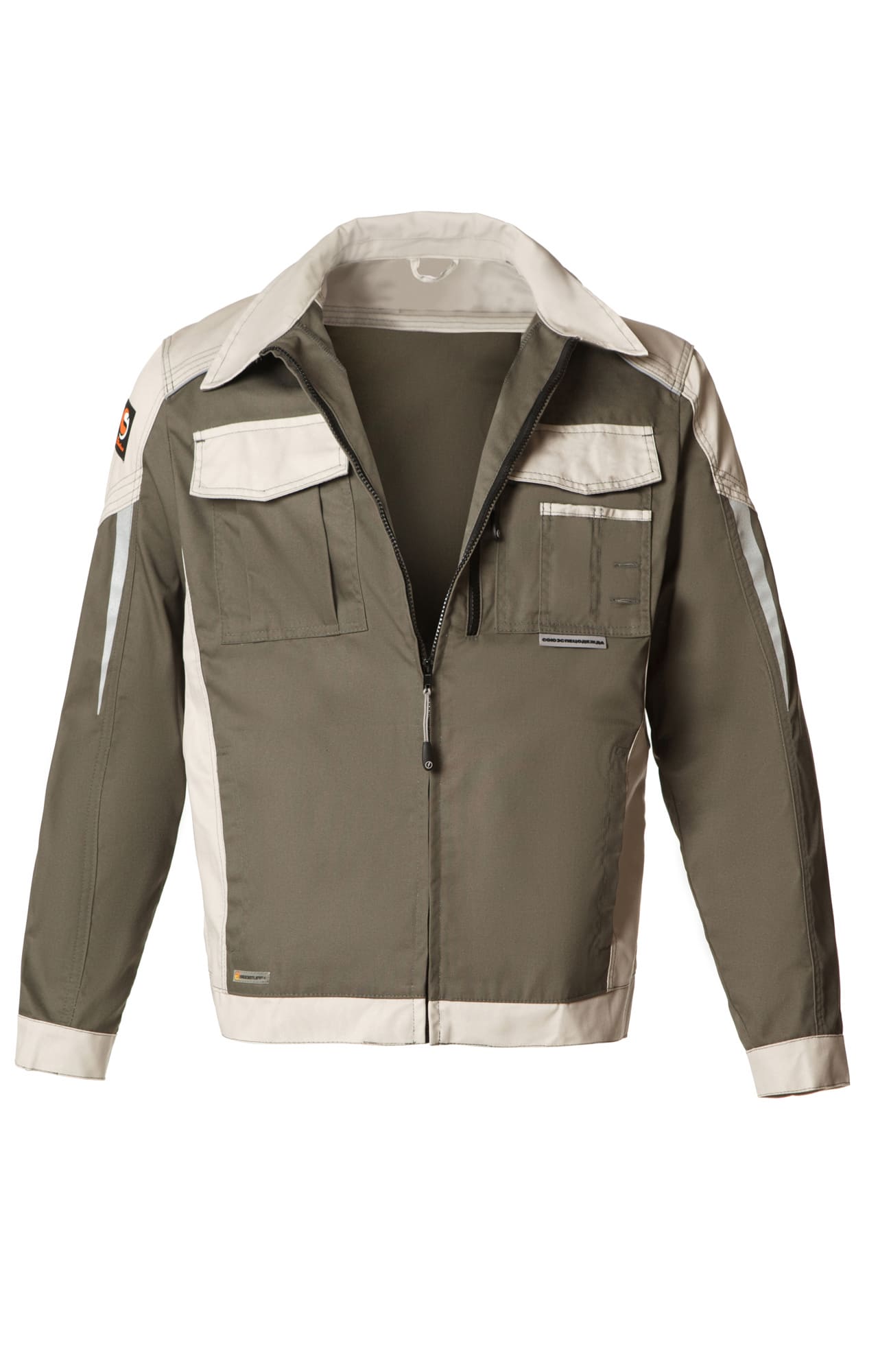 4991514 Костюм  NEW 2 серый хаки с серым песком STATUS  Летняя спецодежда  размер 48-50/170-176  - Вид №3