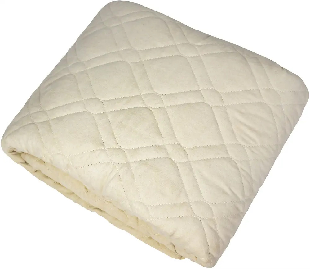 Бельвита | Кремовое покрывало из мягкой замши 220×240 см 89087188