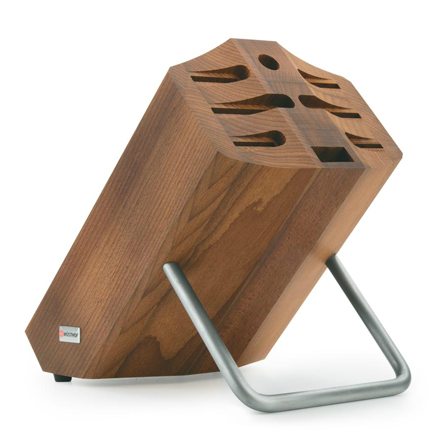 Набор кухонных ножей Ikon Cream White: 6 шт., мусат, ножницы, на деревянной подставке WUESTHOF W9879WUS - Вид №10