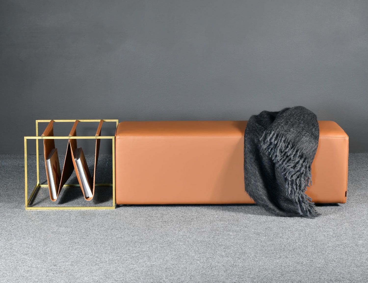 Держатель журнала из латуни и кожи XAM ARCH-00059979 - Вид №5