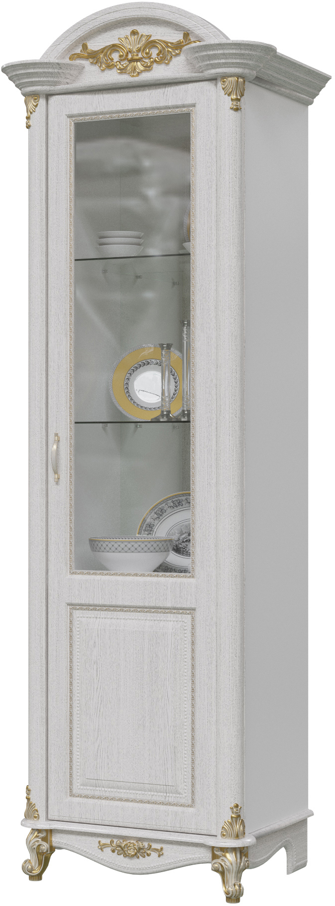 90319784 Шкаф 67x230x52 см ЛДСП цвет белый 6102031 STLM-0183058 МЭРИМЕБЕЛЬ