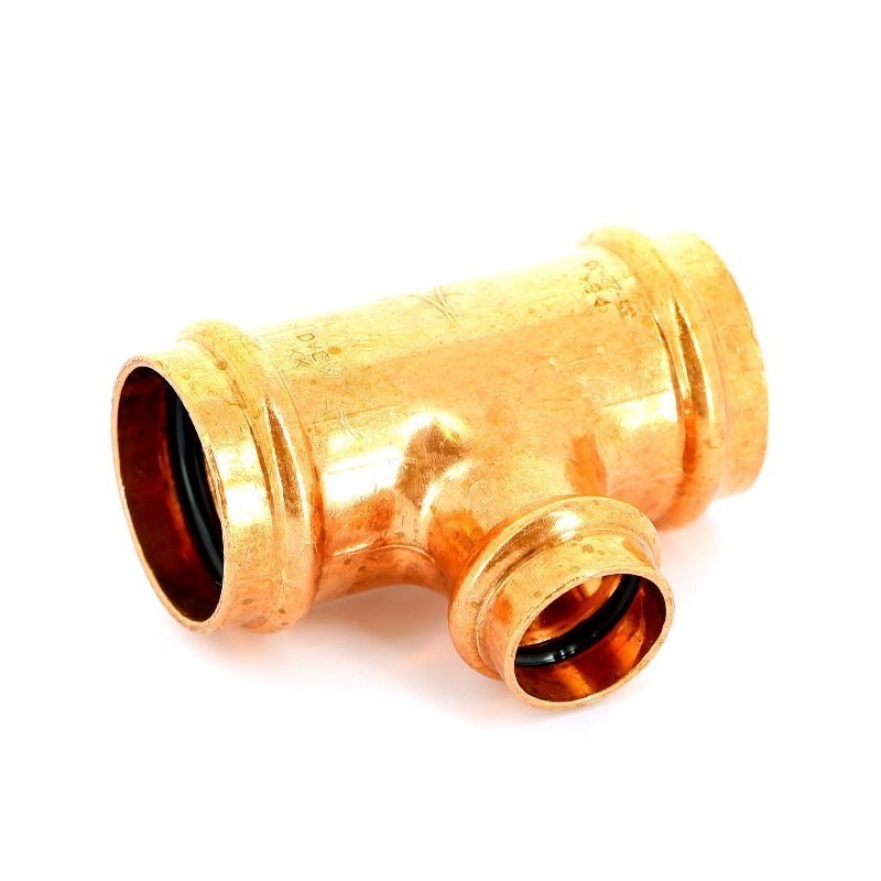 Тройник пресс 35x22x35 медный IBP P513003522035 - Вид №1