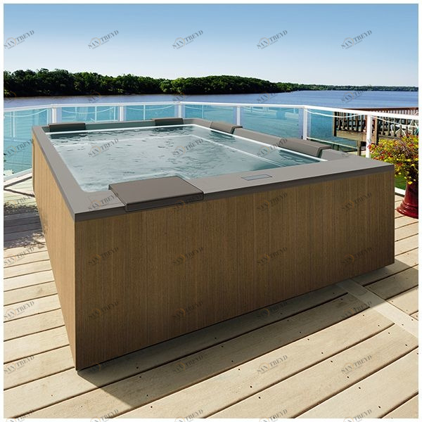 Бассейн Gruppo Treesse Muse Plus-V212I-PL-SE прямоугольный встроенный серый PLUSV212IPLSE