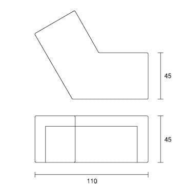 Бетонная скамья SIT Плесень ARCH-00079171 - Вид №4