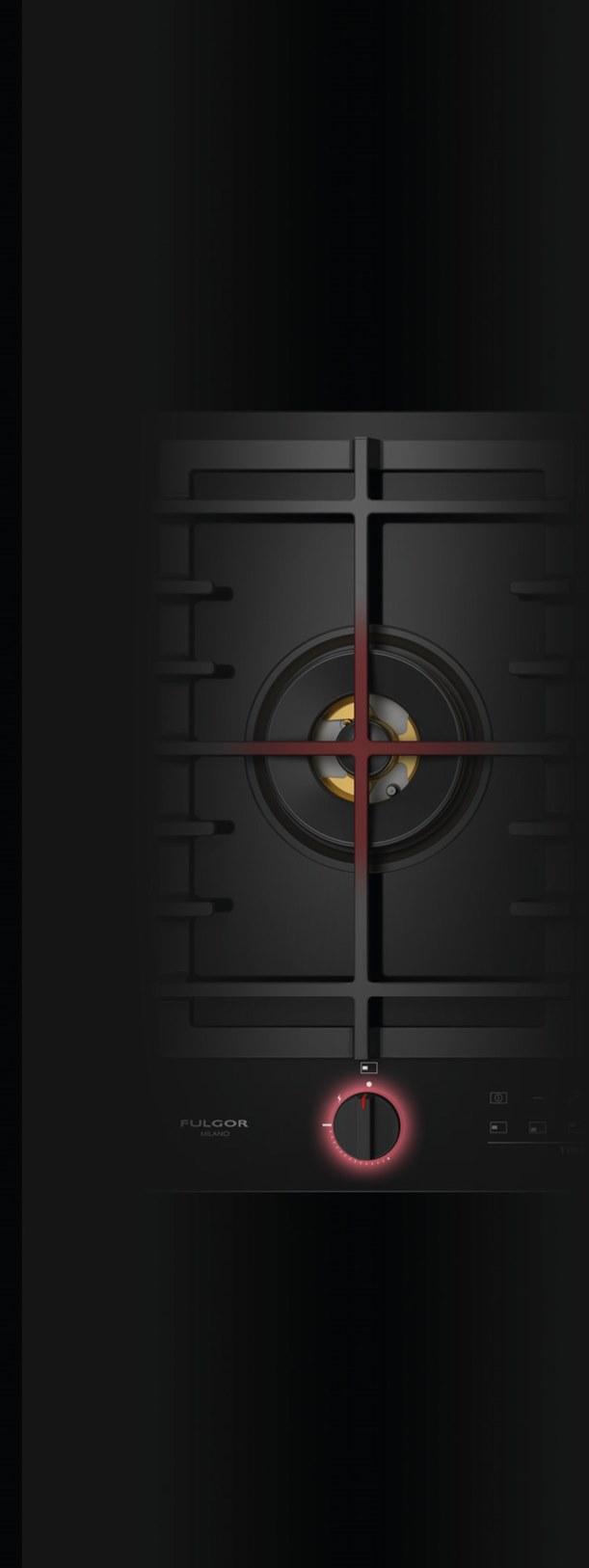 Fulgor Milano Газовая встраиваемая стеклокерамическая плита Cluster concept sun-id-1400947 - Вид №2