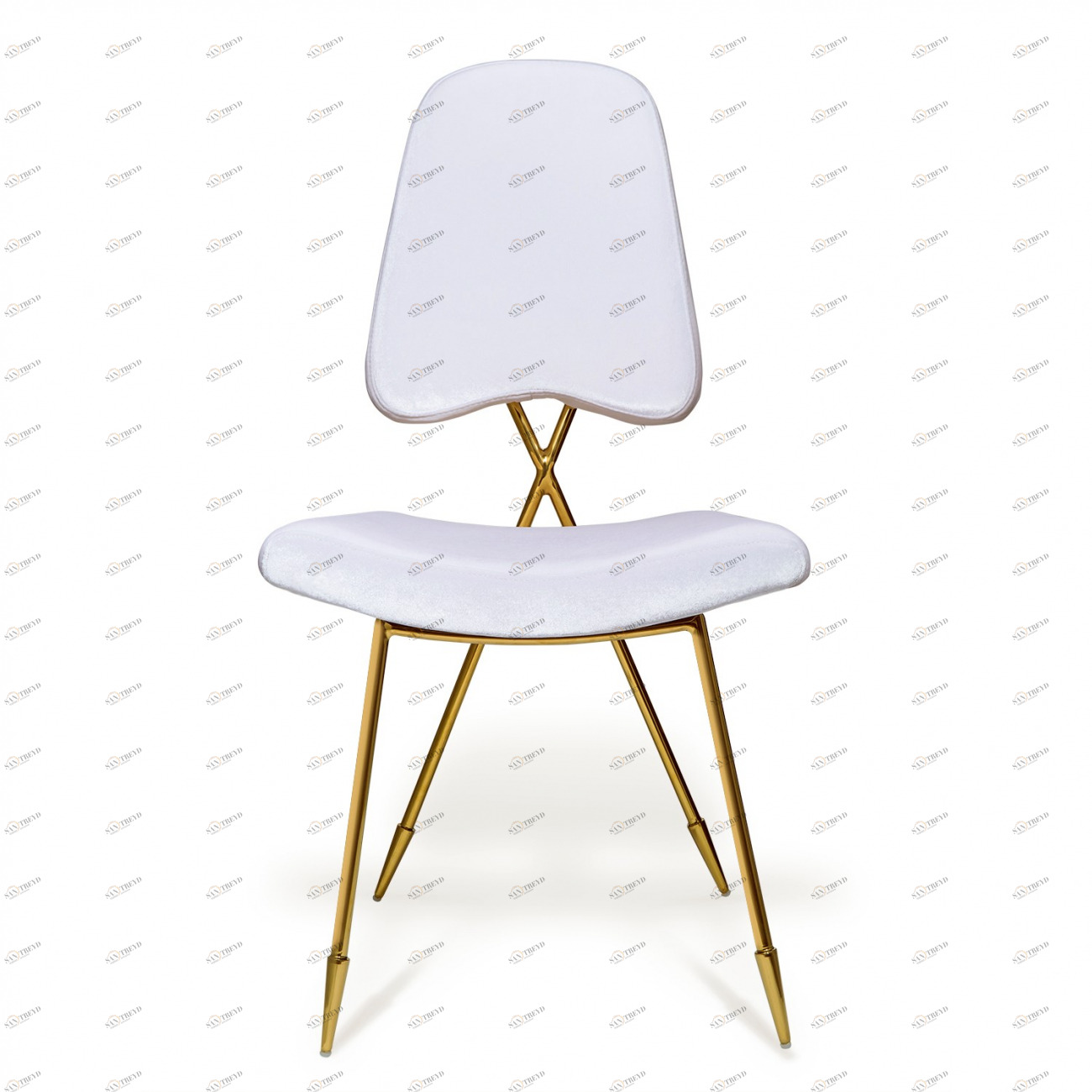 Стул дизайнерский белый Maxime White KELLY LOUNGE  210983 Белый 