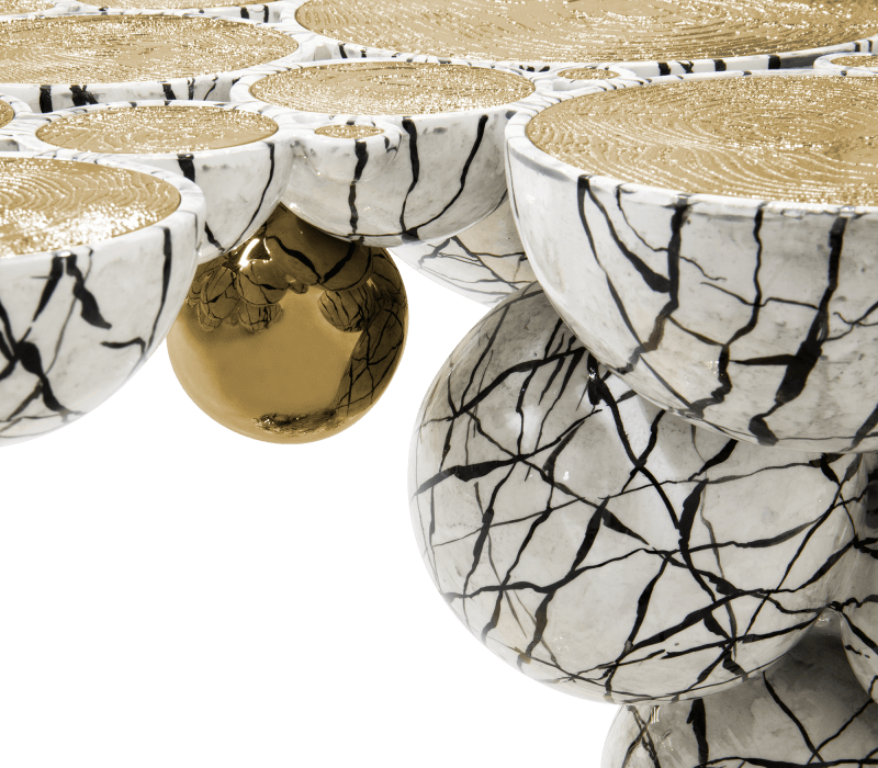 0-110 Консоль Newton из искусственного мрамора Boca Do Lobo  - Вид №13