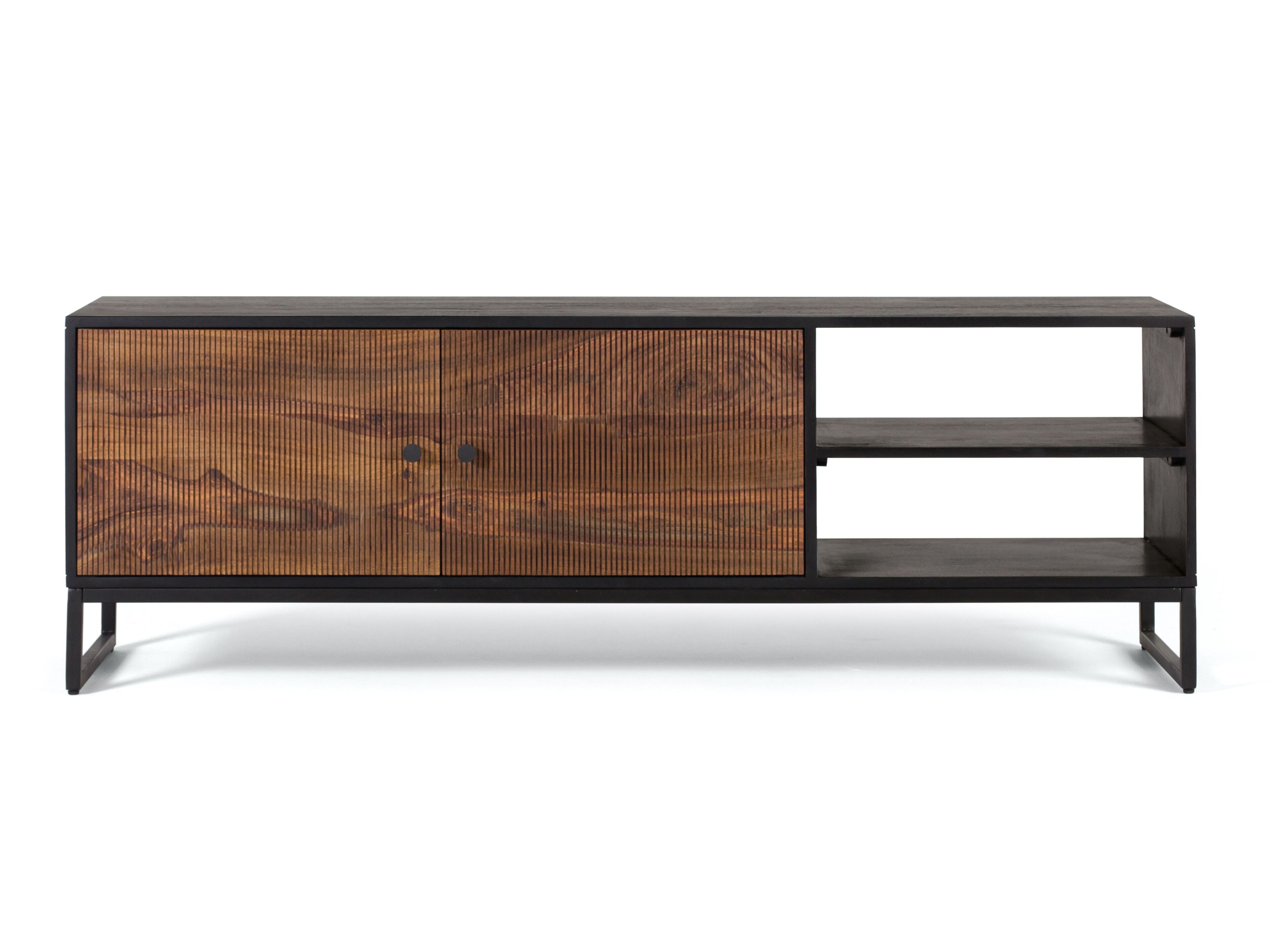 Деревянный шкаф для телевизора с распашными дверцами Giner y Colomer Варанаси ARCH-00110793