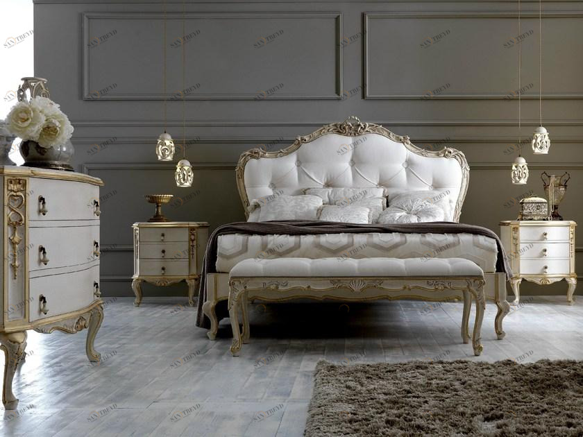 Grifoni Silvano Двуспальная кровать с тафтинговым изголовьем  2406 