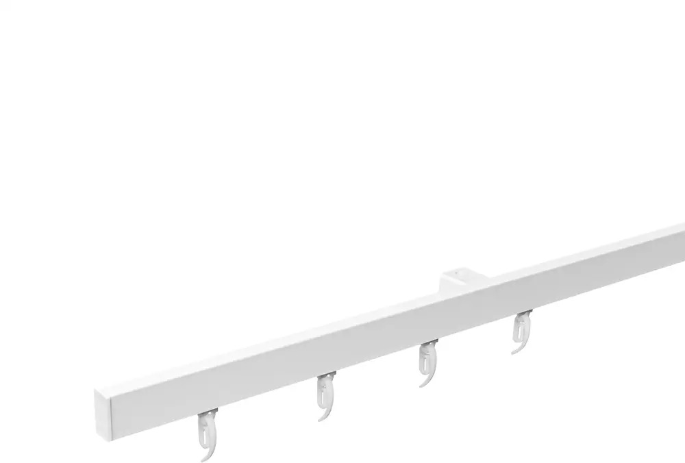 Карниз ARTTEX Facile для штор 320 см алюминиевый белый 88521529