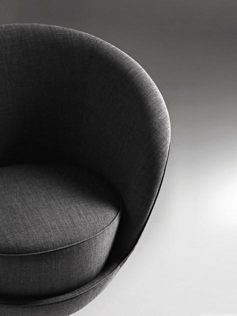 La Cividina Поворотное тканевое кресло по контракту Jango sun-id-1348357 - Вид №1