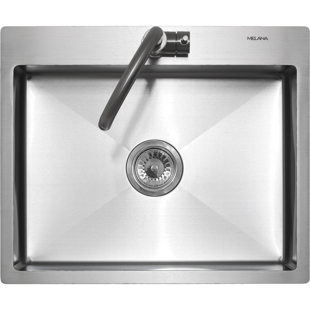 Мойка R6050H MELANA ProfLine 3,0/200 САТИН врезная прямоугольная MLN-R6050H