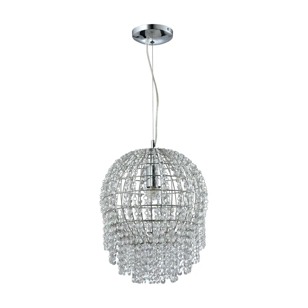 Подвес Sun 2хE27х60 Вт цвет черный/хрусталь Maytoni STLM-2059579