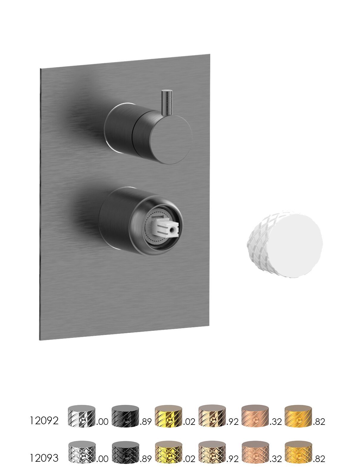 Встраиваемый смеситель для душа с пластиной Rubinetterie Frattini Pepe XLS ARCH-00103713 - Вид №1