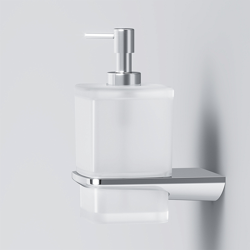 A50A36900 Стеклянный диспенсер для жидкого мыла с настенным держателем хром шт AM.PM Inspire 2.0  - Вид №3