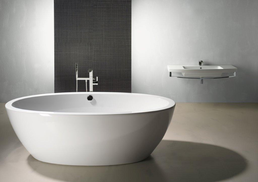 7723111 Встроенная раковина под столешницу овальная GSI ceramica Norm - Вид №3