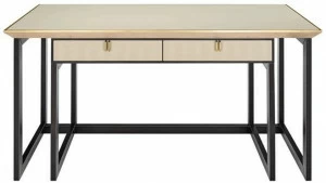 FRATO Прямоугольный письменный стол из массива дерева с ящиками Bali Ffu120006abu