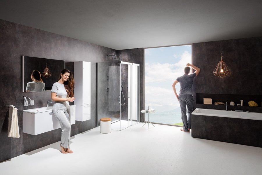 MSDPS-100/80 R белая+транспарент Ravak 0WPA4100Z1 - Вид №5