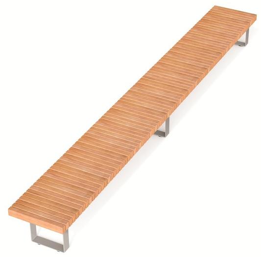 Metalco Круглая скамья из стали в современном стиле без спинки sun-id-1423841 - Вид №7