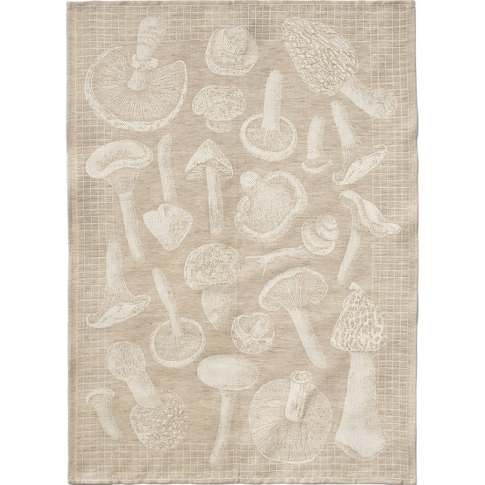 LEI_161_77 Полотенце кухонное 50/70 коричневый 50% лен 50% хлопок жаккард LEITNER Santreyd 