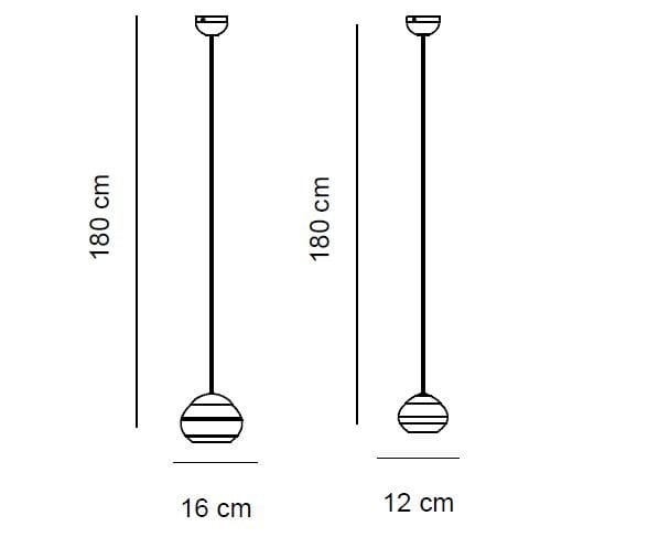Стеклянный светодиодный подвесной светильник Alma light ARCH-00075360 - Вид №6